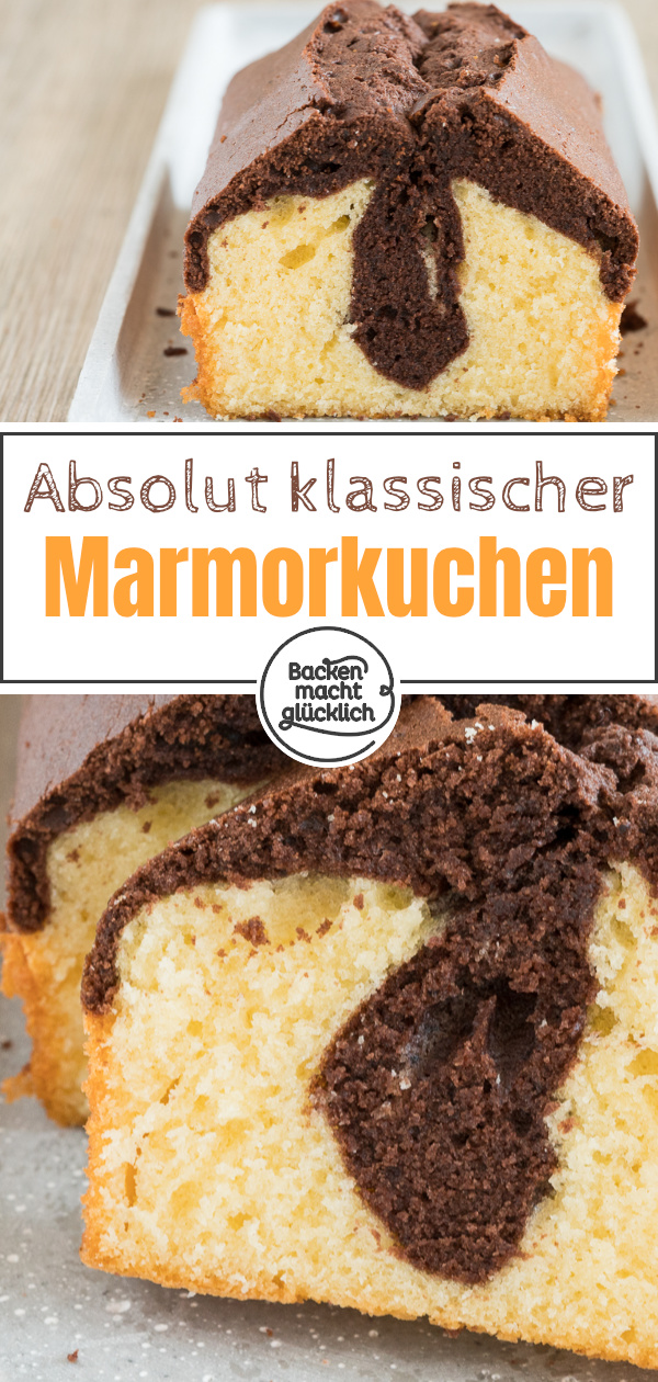 Marmorkuchen: Das Grundrezept für einen saftigen Kuchen mit Kakao ✓ Mit unseren Tipps gelingt der Klassiker bestimmt ► jetzt nachbacken!