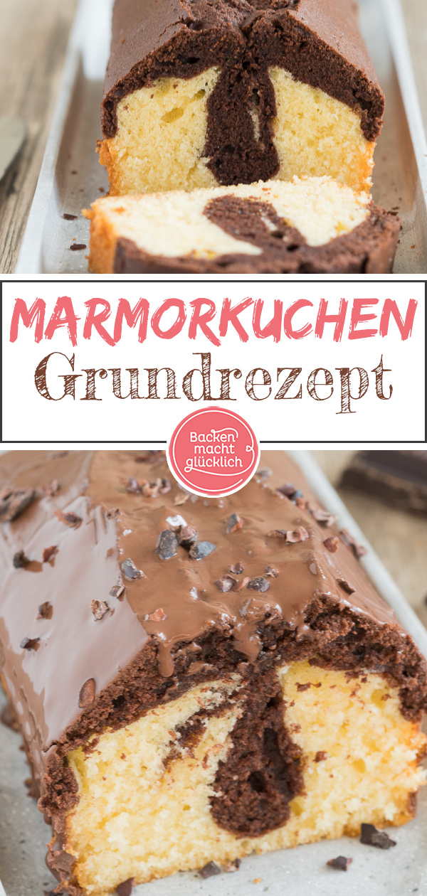 Marmorkuchen: Das Grundrezept für einen saftigen Kuchen mit Kakao ✓ Mit unseren Tipps gelingt der Klassiker bestimmt ► jetzt nachbacken!