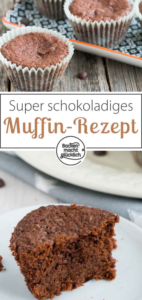 Lust auf saftige und vegane Schokoladenmuffins? Niemand wird merken, dass sie ohne Ei, Butter und Co sind!