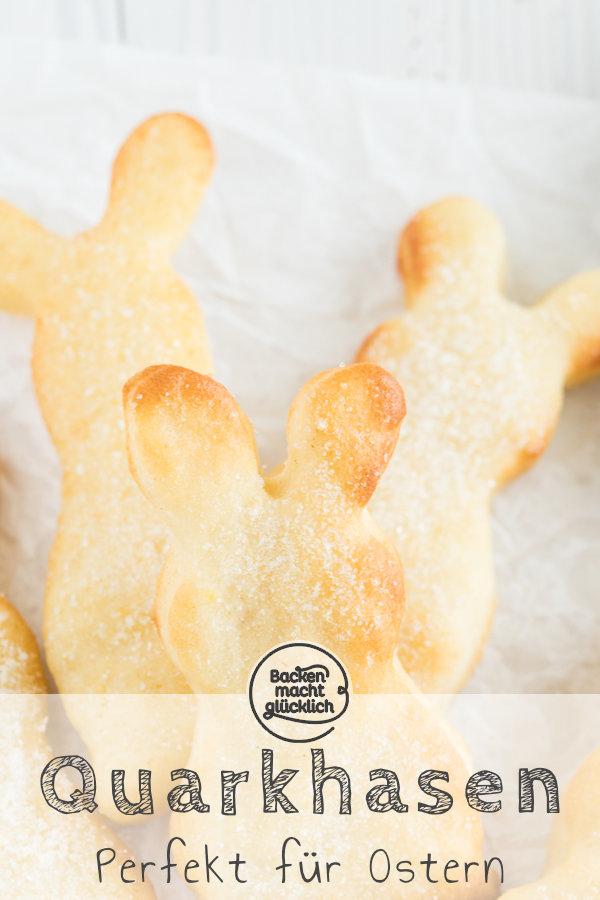 Zuckersüße Osterhasen aus Quark-Öl-Teig: Mit diesem einfachen Quarkteighasen_Rezept ist der Klassiker schnell gemacht!