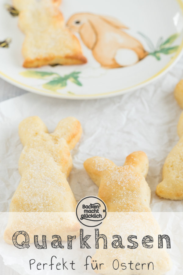 Zuckersüße Osterhasen aus Quark-Öl-Teig: Mit diesem einfachen Quarkteighasen_Rezept ist der Klassiker schnell gemacht!