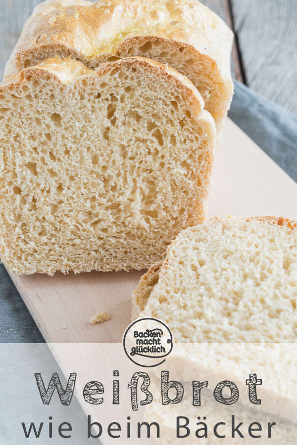 Einfaches Kastenweißbrot-Rezept für jeden Tag! Das selbstgemachte Weißbrot ist schnell zubereitet und unheimlich lecker.