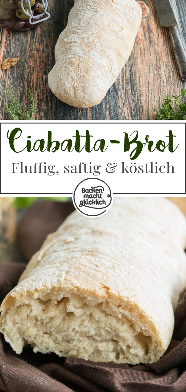 Mit diesem Original Ciabatta-Rezept kann jeder authentisches Ciabatta selber backen. Das italienische Weißbrot schmeckt wie im Urlaub!