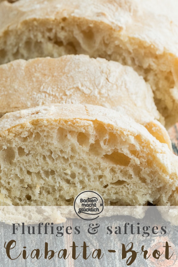 Mit diesem Original Ciabatta-Rezept kann jeder authentisches Ciabatta selber backen. Das italienische Weißbrot schmeckt wie im Urlaub!