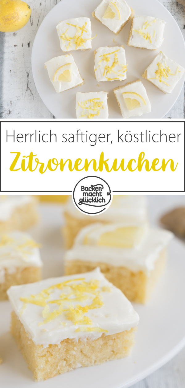 Herrlich erfrischender, saftiger Zitronenkuchen mit Ingwer und Buttermilch: ein echtes Geschmackshighlight!