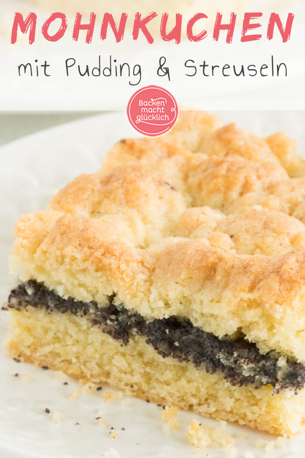 Der perfekte Mohnkuchen vom Blech: Schnell gemacht, saftig, köstlich - und mit richtig vielen Streuseln in top!