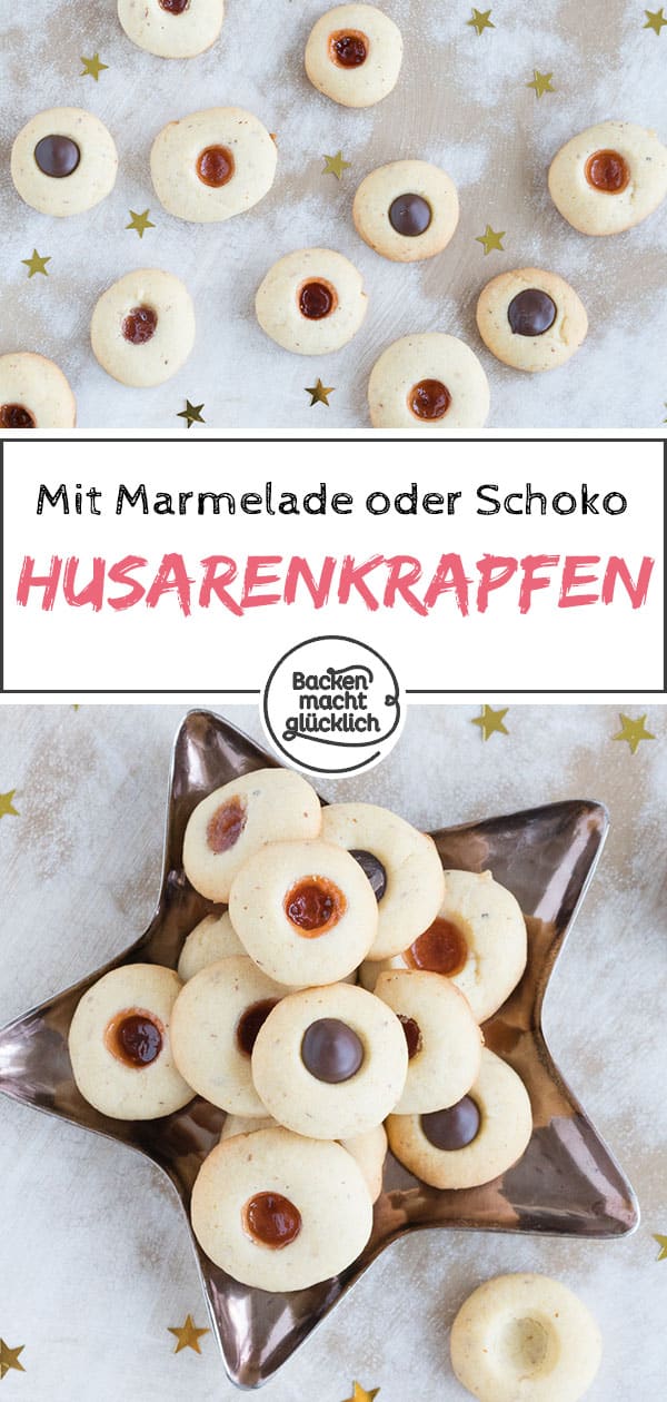 Die Engelsaugen gefüllt mit Marmelade oder Schokolade gelingen selbst Anfängern auf Anhieb! Der Teig für die Engelsaugen wird mit leckeren Mandeln verfeinert.