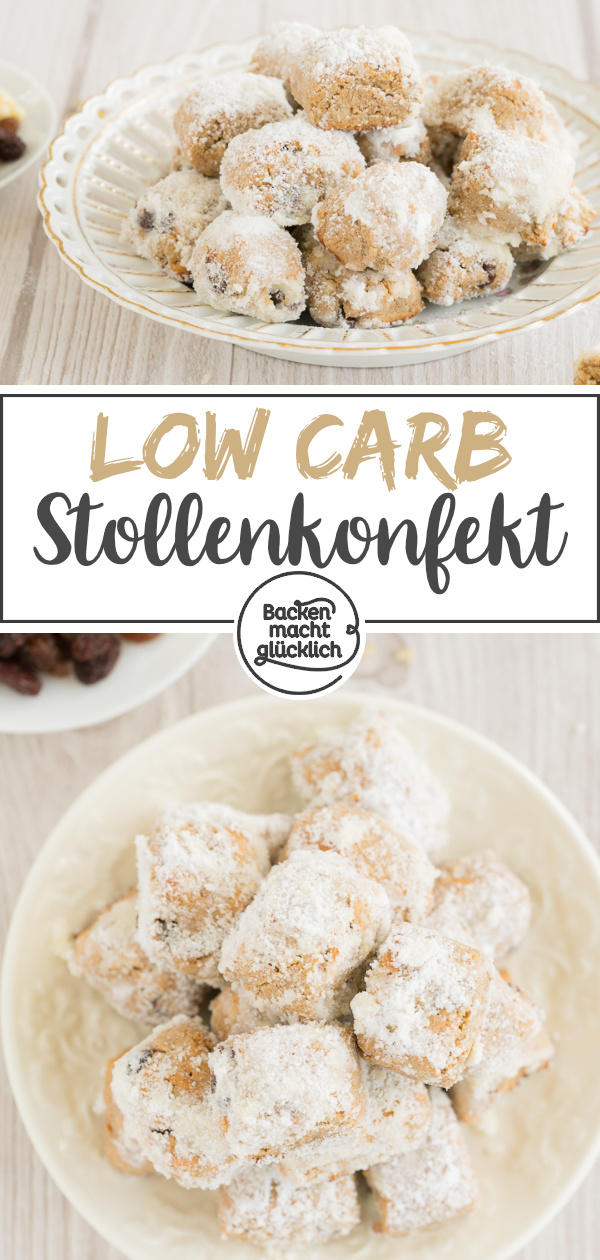 Low Carb Mini-Stollen ohne Mehl, Zucker und Gluten, aber mit viel Geschmack! Genuss mit wenig Kohlenhydraten