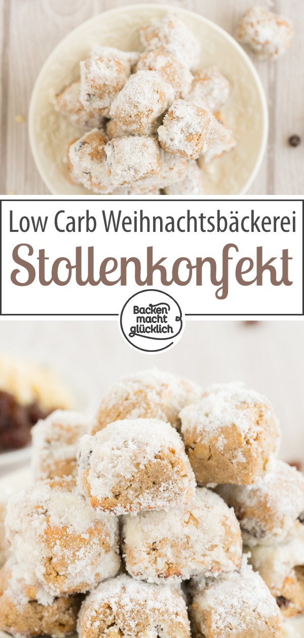 Low Carb Mini-Stollen ohne Mehl, Zucker und Gluten, aber mit viel Geschmack! Genuss mit wenig Kohlenhydraten