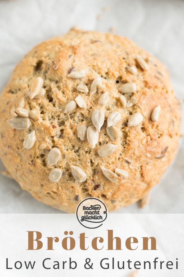 Einfache Brötchen ohne Mehl: Glutenfrei, low carb, super fluffig. Wenige Kohlenhydrate, aber Geschmack!