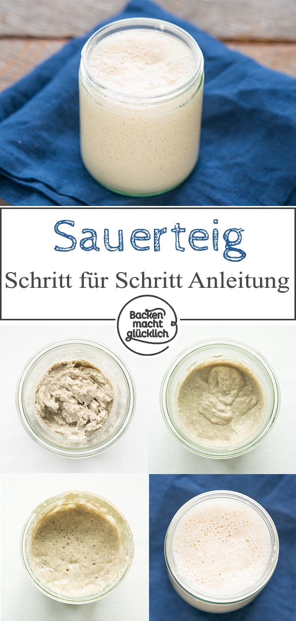 Sauerteig ansetzen und leckeres Sauerteig-Brot selber backen macht richtig stolz. Denn so ein Weizen-, Dinkel- oder Roggenbrot mit Sauerteig ist einfach nur köstlich. Und mit meiner Sauerteig-Anleitung für Anfänger könnt ihr es auch!