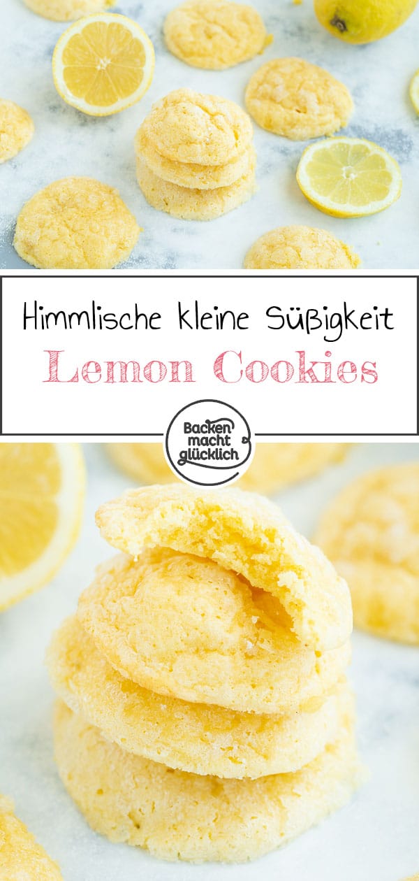 Diese Zitronenkekse sind herrlich weich und erfrischend. Lemon Cookies mit Frischkäse sind eine tolle Alternative zu normalen Keksen. Die saftigen Zitronenkekse schmecken definitiv das ganze Jahr über!