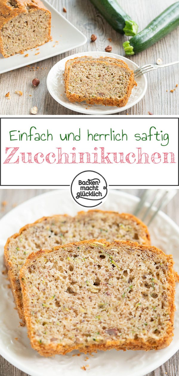 Wer diesen Zucchinikuchen mit Haselnüssen probiert, wird garantiert zum Gemüse-Liebhaber! Denn die Kombination aus Zutaten sorgt in diesem Rezept dafür, dass der Zucchini-Nuss-Kuchen saftig wird (unglaublich saftig!). Zugleich schmeckt der süße Zucchinikuchen ganz leicht nach Karamell.