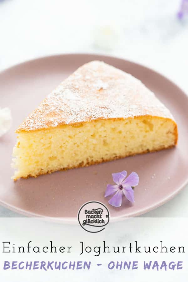 Dieser Joghurtkuchen mit Öl ist so richtig unkompliziert. Und vielfältig! Je nach Verfeinerungszutaten und Topping schmeckt der schnelle Tassenkuchen mit Naturjoghurt mal fruchtig-leicht, mal üppig, aber immer schön flaumig. Wie es sich für einen typischen Becherkuchen gehört, benötigt ihr für das einfache Rezept nicht einmal eine Küchenwaage.