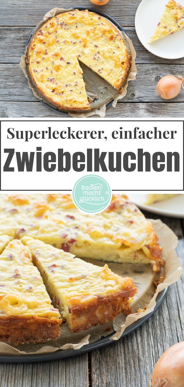 Dieser Zwiebelkuchen ohne Boden überzeugt jeden: saftig, schnell, würzig! Noch dazu beinhaltet er wenige Kohlenhydrate