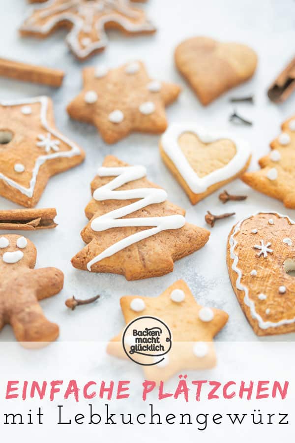 Super köstliche Lebkuchen-Plätzchen zum kreativen Verzieren. Der Lebkuchenteig ist super schnell und einfach gemacht. Ein tolles Rezept für Weihnachten!