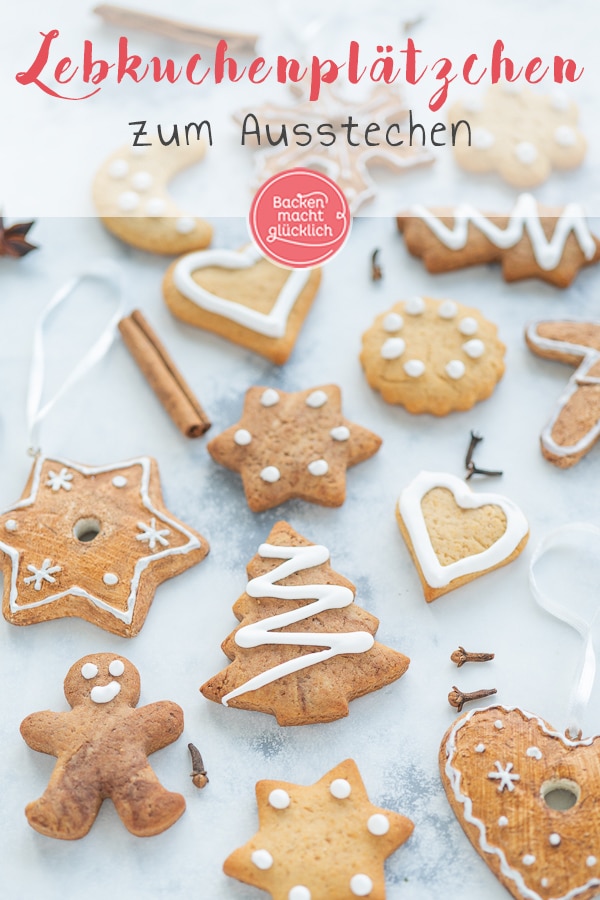 Super köstliche Lebkuchen-Plätzchen zum kreativen Verzieren. Der Lebkuchenteig ist super schnell und einfach gemacht. Ein tolles Rezept für Weihnachten!