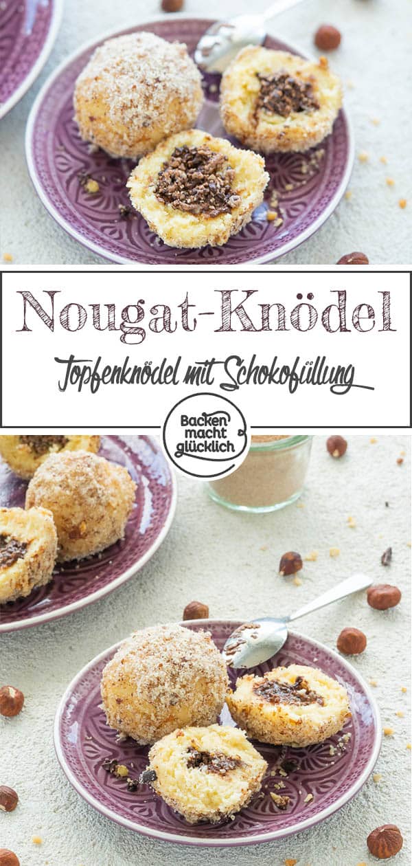 Topfenknödel mit Nougatfüllung: Die perfekte Kombi aus flaumigem Quarkteig und schokoladiger Creme! Es ist überhaupt nicht kompliziert, köstliche Nougatknödel selber zu machen. Die süßen Quarkknödel mit Schokolade schmecken als Hauptgericht oder Dessert