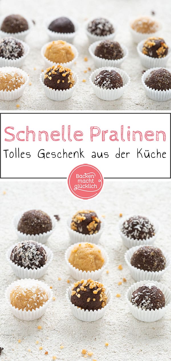 Diese einfachen Baileys-Kugeln aus nur 4 Zutaten sind schnell gemacht - und einfach lecker! Die schnellen Pralinen sind toll als Last Minute Geschenk aus der Küche. Das Konfekt ist absolut gelingsicher.