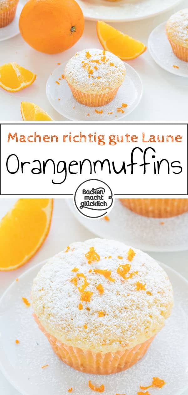 Fluffige, saftige Orangen-Joghurt-Muffins. Dieses schnelles Rezept für köstliche Orangenmuffins sorgt für Sommer auf dem Teller!