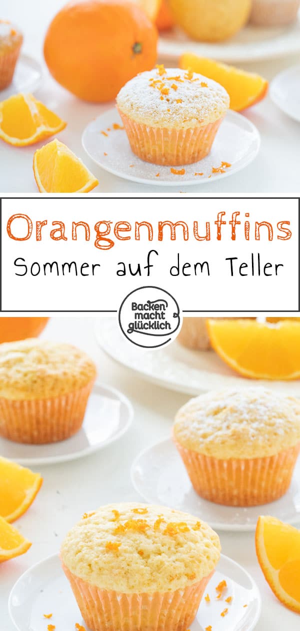 Fluffige, saftige Orangen-Joghurt-Muffins. Dieses schnelles Rezept für köstliche Orangenmuffins sorgt für Sommer auf dem Teller!