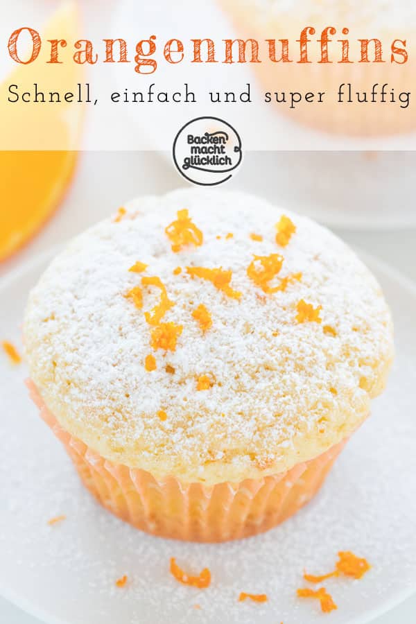 Fluffige, saftige Orangen-Joghurt-Muffins. Dieses schnelles Rezept für köstliche Orangenmuffins sorgt für Sommer auf dem Teller!