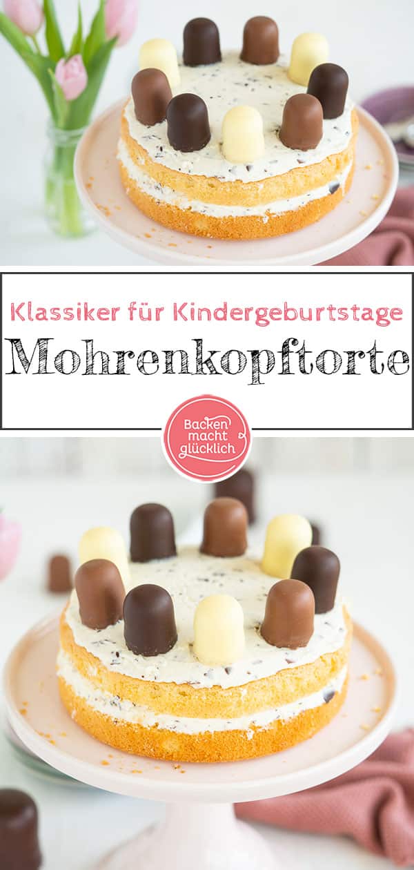 Schokokusstorte ist seit Jahrzehnten ein absoluter Klassiker (nicht nur) auf Kindergeburtstagen. Und auch wir Großen lieben die einfache sahnige Torte ;-) . Damit euch das Rezept für die Mohrenkopftorte ganz sicher gelingt, habe ich meine Schokokusstorte einfach gestaltet. Trotzdem macht die Torte viel her, optisch wie geschmacklich!