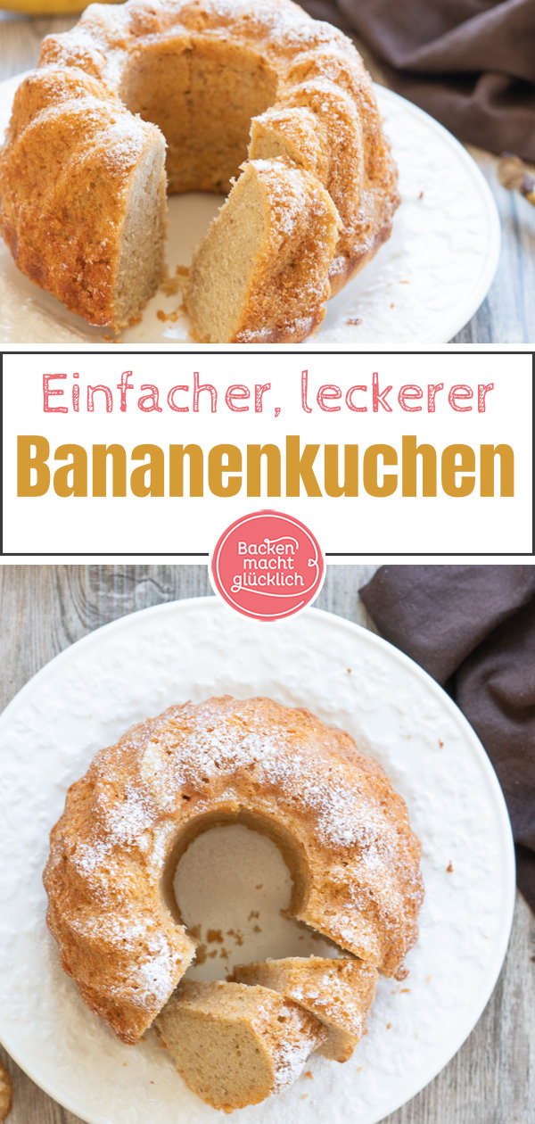 Dieses Bananenkuchen-Grundrezept ist kinderleicht und lässt sich gut abwandeln. Der einfache Bananenkuchen ist ein absoluter Kuchenklassiker. Zurecht, denn der Bananenkuchen schmeckt einfach immer!