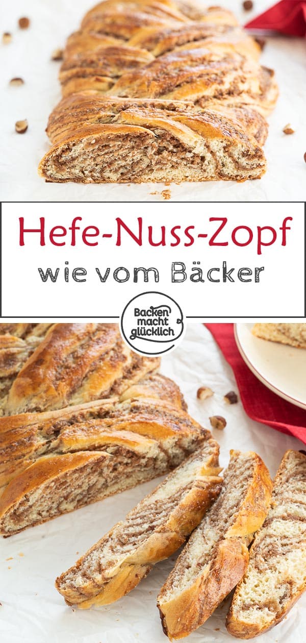 Dieser köstliche, hübsche Nusszopf schmeckt der ganzen Familie. Mit unserer Schritt für Schritt Anleitung inklusive Video gelingt euch der Hefezopf mit Nussfüllung garantiert! Auch toll als Osterzopf oder zum Kaffeetrinken