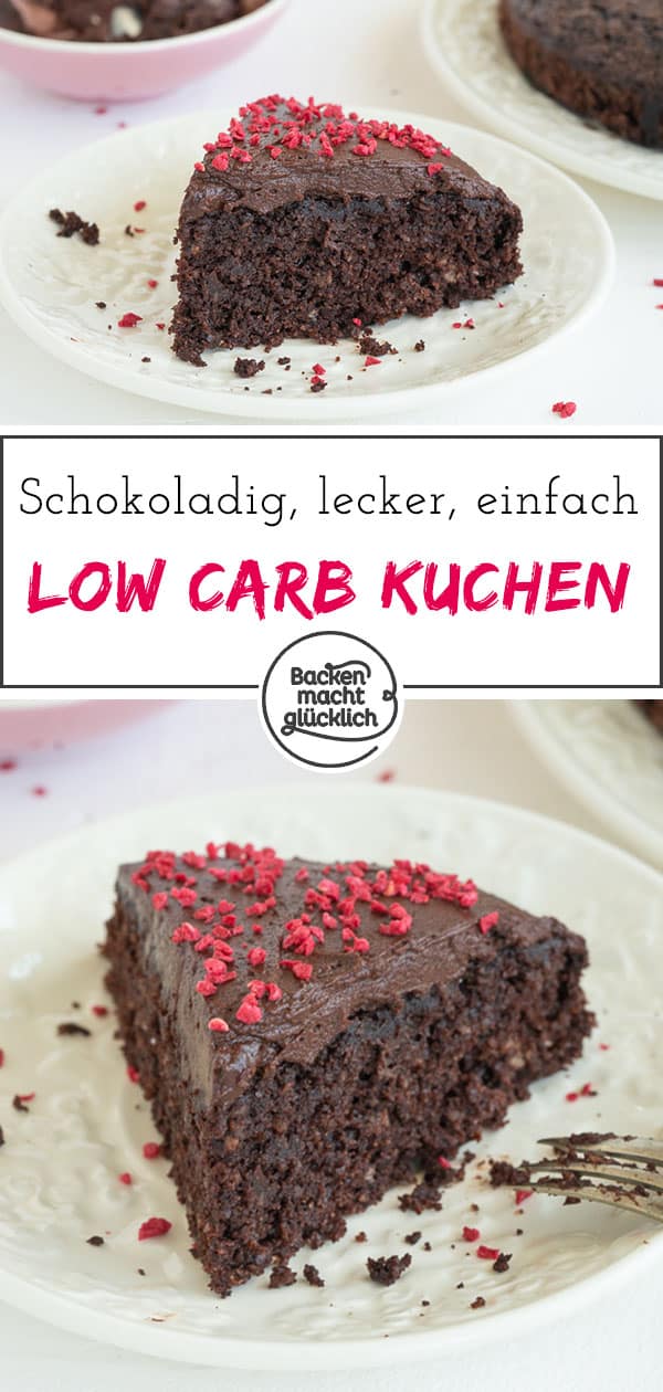 Leckerer, super einfacher Schokokuchen mit sehr wenigen Kohlenhydraten. Weiterer Pluspunkt: Das Rezept für den Keto-Schokokuchen kommt ohne Spezial-Zutaten aus.