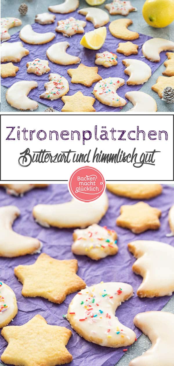 Omas einfache, butterzarte Zitronenplätzchen - tolle Weihnachtsplätzchen mit Zitrone, die auf der Zunge zergehen. Wer herrlich mürbe Zitronen-Butterkekse mag, sollte dieses etwas andere Backrezept unbedingt ausprobieren!