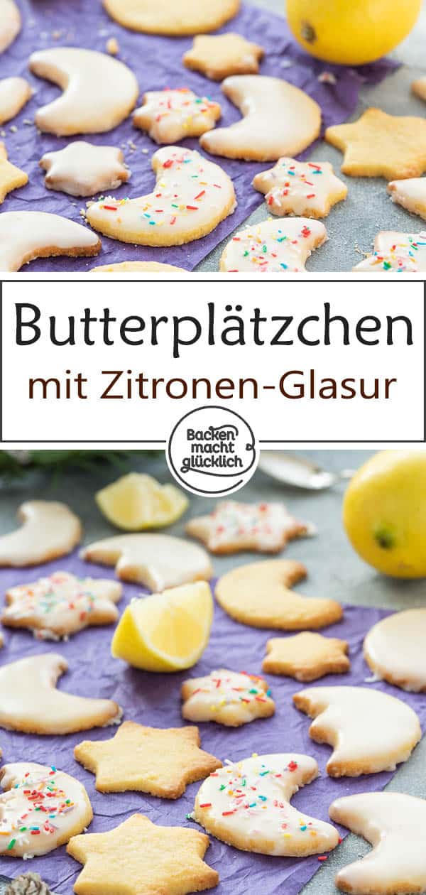 Omas einfache, butterzarte Zitronenplätzchen - tolle Weihnachtsplätzchen mit Zitrone, die auf der Zunge zergehen. Wer herrlich mürbe Zitronen-Butterkekse mag, sollte dieses etwas andere Backrezept unbedingt ausprobieren!