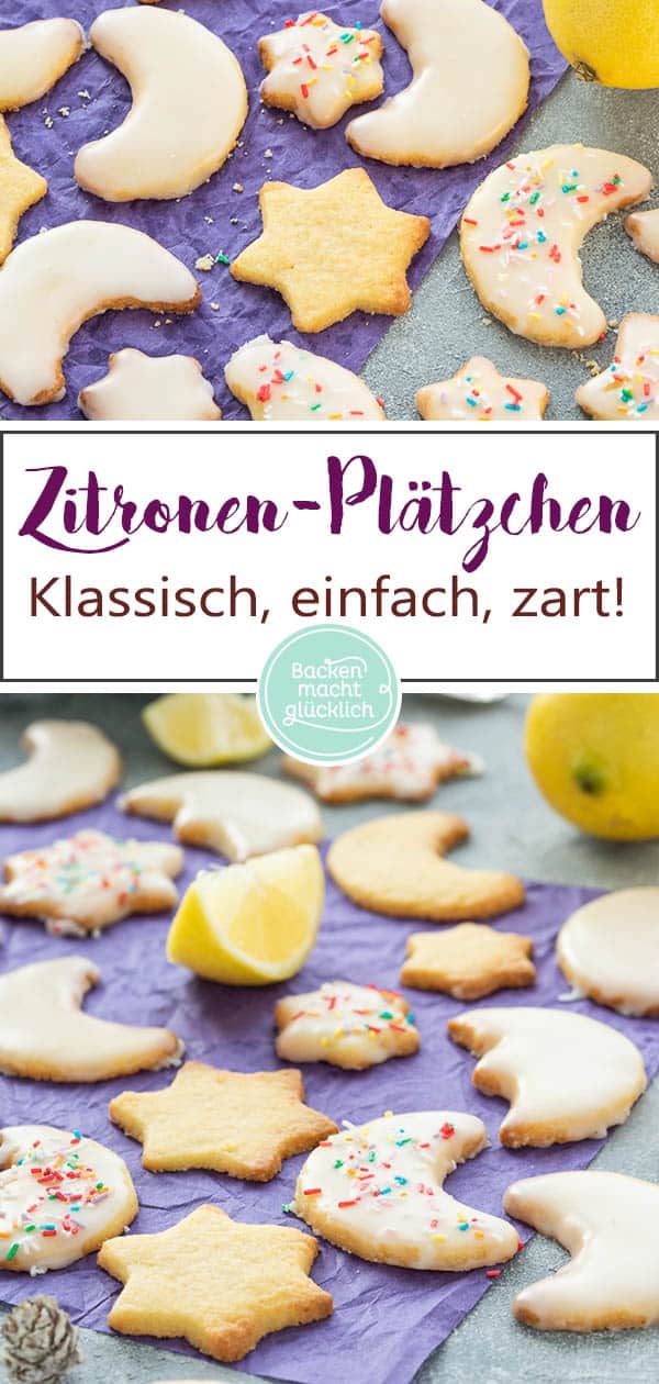 Omas einfache, butterzarte Zitronenplätzchen - tolle Weihnachtsplätzchen mit Zitrone, die auf der Zunge zergehen. Wer herrlich mürbe Zitronen-Butterkekse mag, sollte dieses etwas andere Backrezept unbedingt ausprobieren!