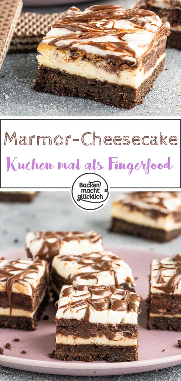 Cheesecake Happen: Diese kleinen Kuchen-Würfel sind das perfekte Kuchen Fingerfood für Partys, Buffets oder Kindergeburtstage. Cremig, knusprig, köstlich! Die Käsekuchen-Würfel kommen immer gut an.