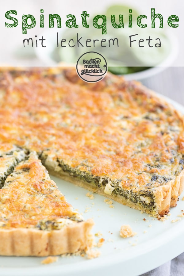 So gelingt die Spinatquiche garantiert: Ein einfaches Rezept für eine herzhafte Spinat-Feta-Quiche mit knusprigem Boden und cremiger Füllung.