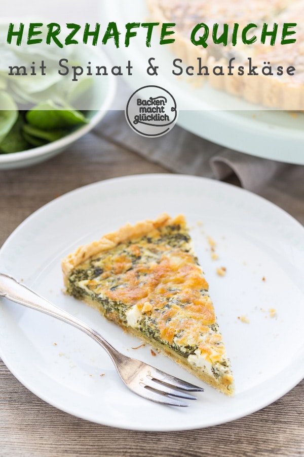 So gelingt die Spinatquiche garantiert: Ein einfaches Rezept für eine herzhafte Spinat-Feta-Quiche mit knusprigem Boden und cremiger Füllung.