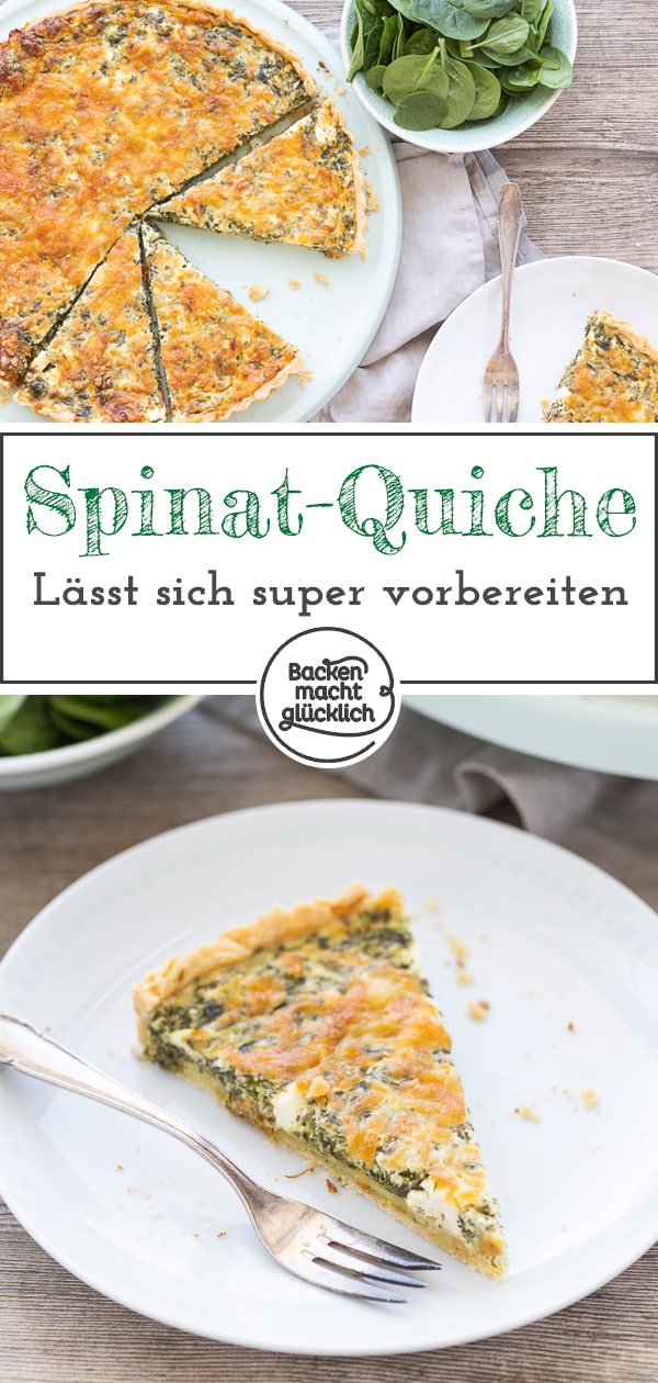 So gelingt die Spinatquiche garantiert: Ein einfaches Rezept für eine herzhafte Spinat-Feta-Quiche mit knusprigem Boden und cremiger Füllung.