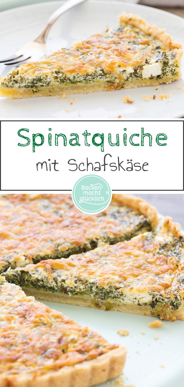 So gelingt die Spinatquiche garantiert: Ein einfaches Rezept für eine herzhafte Spinat-Feta-Quiche mit knusprigem Boden und cremiger Füllung.