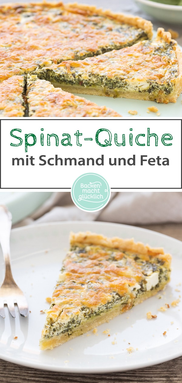 So gelingt die Spinatquiche garantiert: Ein einfaches Rezept für eine herzhafte Spinat-Feta-Quiche mit knusprigem Boden und cremiger Füllung.