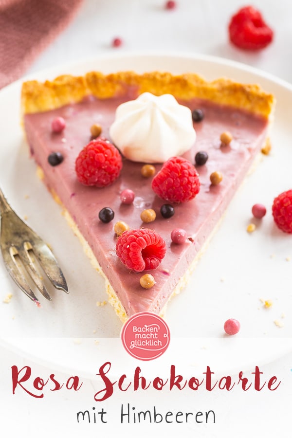 Himmlische Himbeer-Tarte mit Schokolade: Absolut köstlich! Im Himbeer-Tarte Rezept steckt rosa Ruby-Schokolade. Das Ergebnis: fruchtig, cremig, knusprig, genial! Wer nach einer sommerlichen Tarte mit Beeren sucht, ist hier richtig