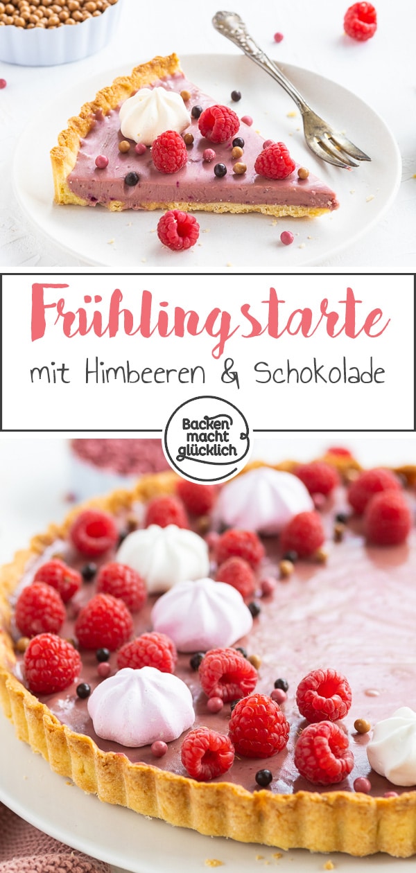 Himmlische Himbeer-Tarte mit Schokolade: Absolut köstlich! Im Himbeer-Tarte Rezept steckt rosa Ruby-Schokolade. Das Ergebnis: fruchtig, cremig, knusprig, genial! Wer nach einer sommerlichen Tarte mit Beeren sucht, ist hier richtig