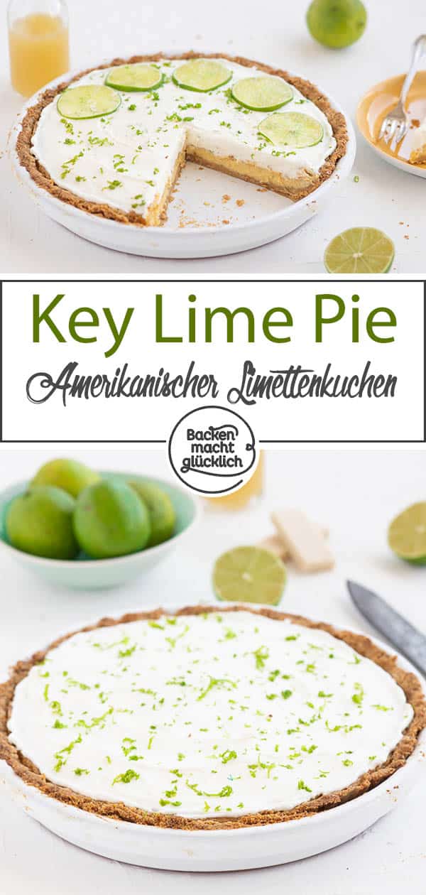 Deutsches Key Lime Pie Rezept: So einfach kannst du den amerikanischen Limettenkuchen mit Knusperboden und Limettencreme selbermachen!