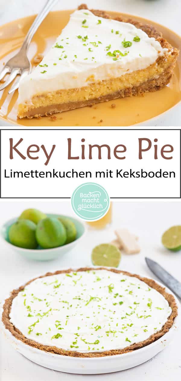 Deutsches Key Lime Pie Rezept: So einfach kannst du den amerikanischen Limettenkuchen mit Knusperboden und Limettencreme selbermachen!