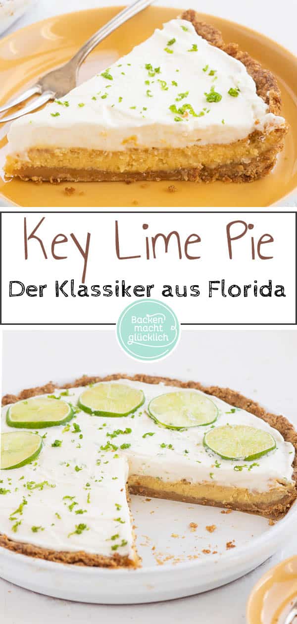 Deutsches Key Lime Pie Rezept: So einfach kannst du den amerikanischen Limettenkuchen mit Knusperboden und Limettencreme selbermachen!