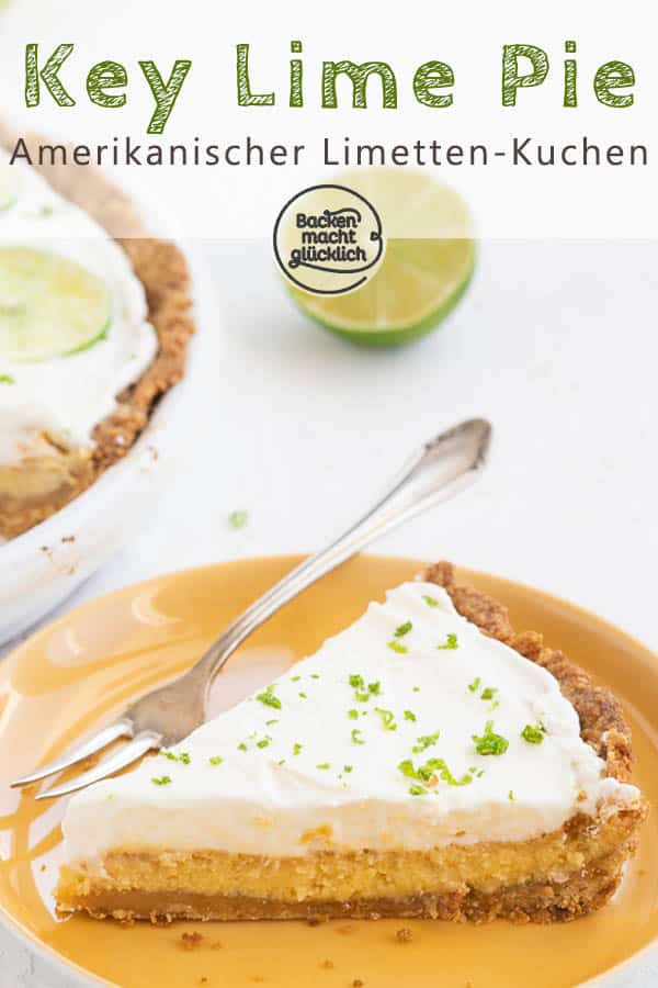 Deutsches Key Lime Pie Rezept: So einfach kannst du den amerikanischen Limettenkuchen mit Knusperboden und Limettencreme selbermachen!