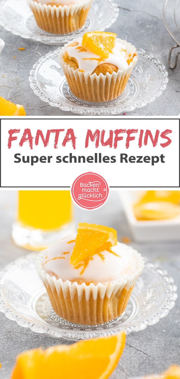 Schnelle und saftige Fantamuffins, die Groß und Klein schmecken! Das Blitzrezept für die Muffins mit Limonade ist eins meiner absoluten Lieblinge, wenn’s mal schnell gehen muss.