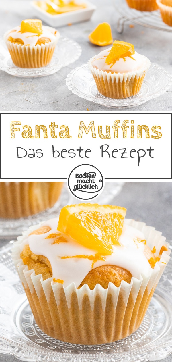 Schnelle und saftige Fantamuffins, die Groß und Klein schmecken! Das Blitzrezept für die Muffins mit Limonade ist eins meiner absoluten Lieblinge, wenn’s mal schnell gehen muss.