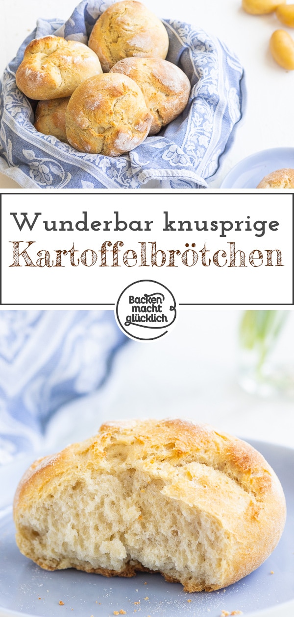 Diese köstlichen Kartoffelbrötchen aus Hefeteig mit Kartoffelpüree sind etwas ganz Besonderes! Das Rezept für knusprige Kartoffel-Brötchen ist ein echter Geheimtipp: egal, ob fürs Frühstück oder für die Brotzeit.