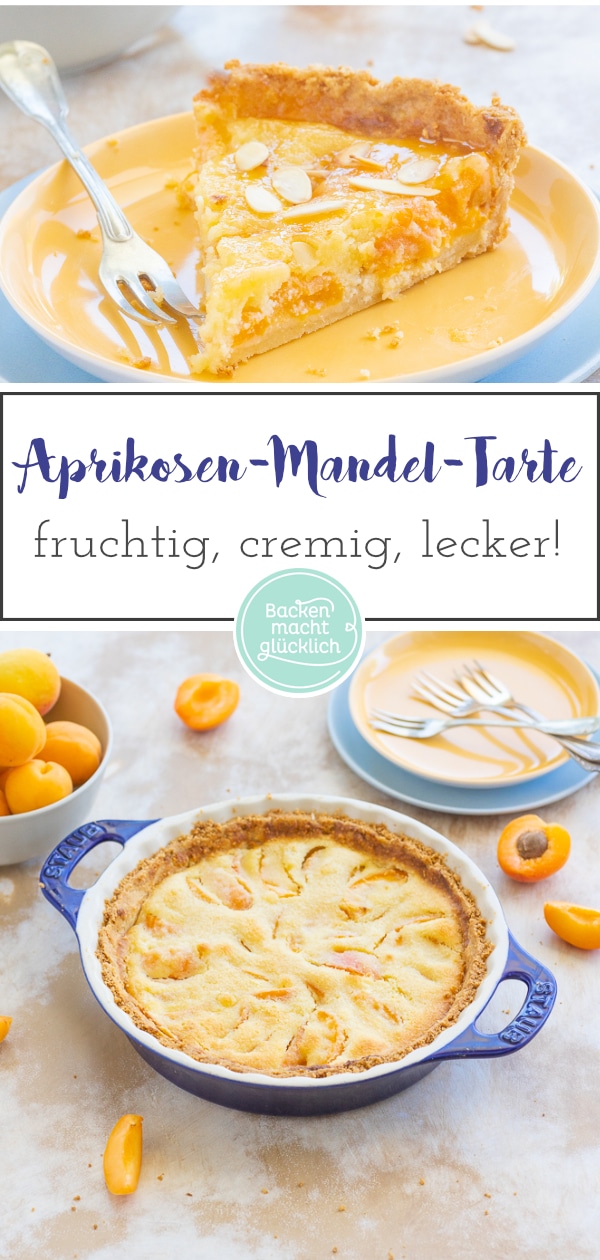 Diese sommerliche Aprikosentarte begeistert mit ihrer Füllung aus feiner Mandelcreme, einem buttrigen Teig und viel frischem Obst. Mit diesem fruchtigen Rezept für Aprikosen-Mandel-Kuchen macht man im Sommer alles richtig.