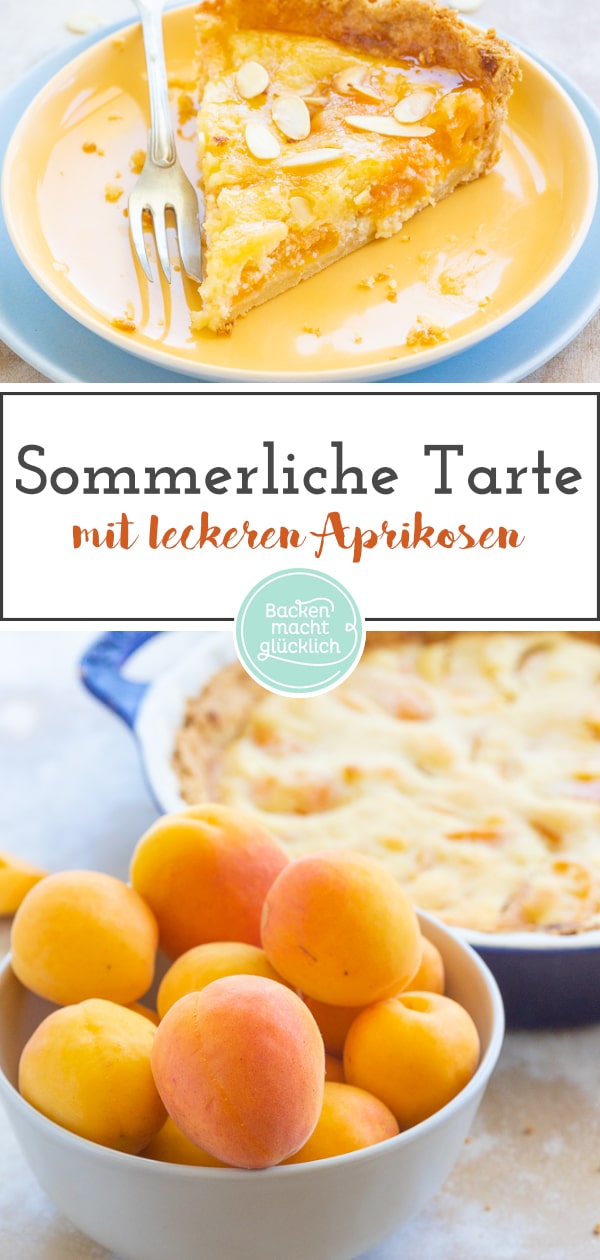 Diese sommerliche Aprikosentarte begeistert mit ihrer Füllung aus feiner Mandelcreme, einem buttrigen Teig und viel frischem Obst. Mit diesem fruchtigen Rezept für Aprikosen-Mandel-Kuchen macht man im Sommer alles richtig.